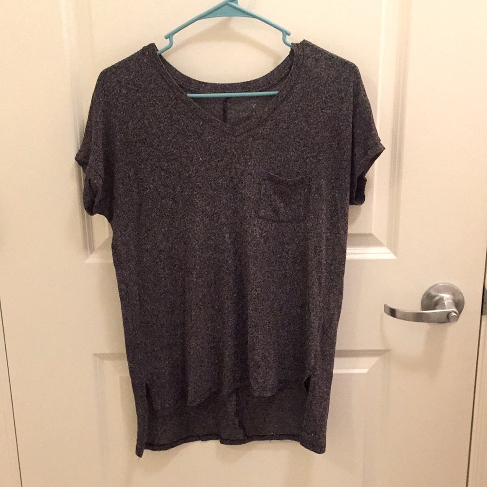 Grey v neck